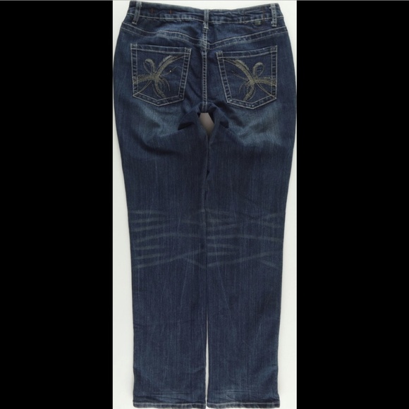 SOLD Jag Mid Rise Slim Leg Bling Women's 12 #1337 - Picture 2 of 9